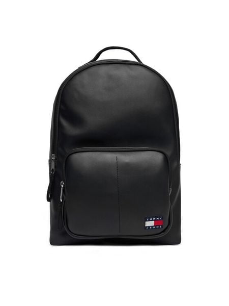 Tommy Jeans Plecak Tjm Ess Daily Pu Dome Backpack AM0AM13729 Czarny. Czarne plecaki męskie Tommy Jeans, bez wzorów, z jeansu. Za 329.99 zł.