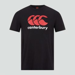 Koszulka Canterbury CCC Logo. Czarne t-shirty damskie CANTERBURY, xl, bez wzorów, z bawełny, bez kołnierzyka. Za 148.65 zł.
