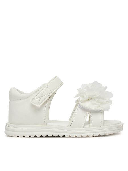 Nelli Blu Sandały CM240723-2 Biały. Białe sandały dziewczęce Nelli Blu, z materiału, bez zapięcia. Za 89.99 zł.