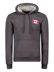 Canadian Peak Bluza "Fondeak" w kolorze antracytowym rozmiar: 3XL. Czarne bluzy z kapturem męskie Canadian Peak, xl. Za 114.44 zł.