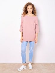 Apricot Sweter w kolorze jasnoróżowym rozmiar: XL. Różowe swetry klasyczne damskie Apricot, xl, bez kołnierzyka. Za 57.60 zł.