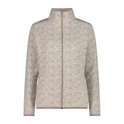 Damski sweter zapinany na zamek CMP. Brązowe bluzy bez kaptura damskie CMP, bez wzorów, z materiału, bez ramiączek. Za 345.05 zł.