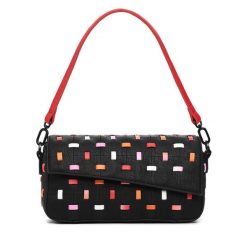 Torebka Desigual. Czarne torebki klasyczne damskie Desigual, bez wzorów, bez dodatków. Za 189.99 zł.