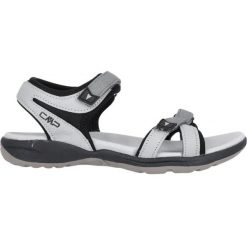 Sandały sportowe damskie CMP ADIB. Czarne obuwie trekkingowe damskie CMP, bez wzorów, z materiału, bez obcasa. Za 139.99 zł.