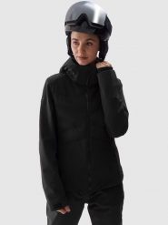 4F Kurtka narciarska w kolorze czarnym rozmiar: XS. Czarne kurtki narciarskie i snowboardowe damskie 4f, m, bez wzorów, z puchu, bez kaptura, narciarskie. Za 808.81 zł.