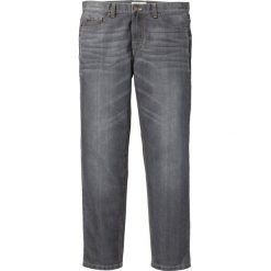 Dżinsy ze stretchem regular fit straight. Niebieskie jeansy męskie bonprix. Za 129.99 zł.