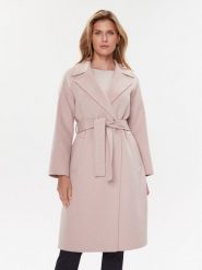 Liu Jo Płaszcz wełniany CF3003 T3540 Różowy Regular Fit. Czerwone płaszcze damskie Liu Jo, na zimę, bez wzorów, z syntetyku. Za 2,379.00 zł.