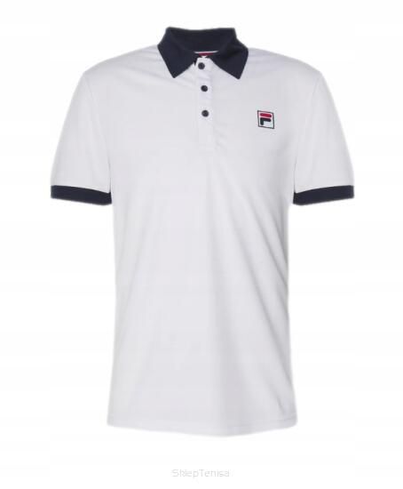 Koszulka tenisowa Fila Polo Marc. Białe koszulki polo męskie Fila, xl, bez wzorów, z materiału, bez ramiączek. Za 119.99 zł.