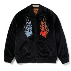 Kurtka turystyczna męska HUF Destructive Skajyan. Czarne kurtki męskie HUF, m, z aplikacjami, z poliesteru, bez kaptura. Za 801.55 zł.