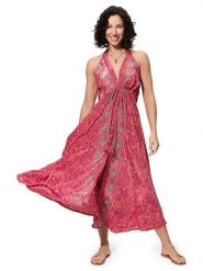 Ipanima Sukienka w kolorze różowym rozmiar: 34-40. Różowe sukienki damskie Ipanima, bez wzorów, klasyczne, bez kołnierzyka, bez ramiączek, maxi, rozkloszowane. Za 65.54 zł.