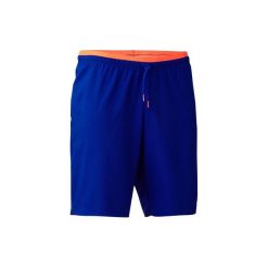 Spodenki do piłki nożnej F500. Czerwone szorty męskie KIPSTA, bez wzorów, z elastanu. Za 29.99 zł.