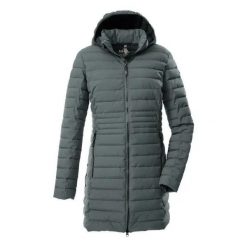 Parka dla kobiet Killtec GW 77. Szare parki damskie KILLTEC, na zimę, bez wzorów. W wyprzedaży za 534.00 zł.