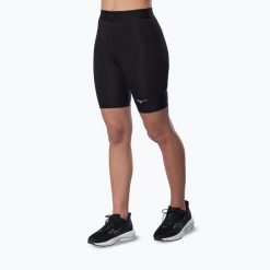Spodenki do biegania damskie Mizuno Core Impulse Mid. Czarne szorty damskie Mizuno, bez wzorów, sportowe. Za 189.99 zł.