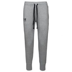 Spodnie sportowe damskie Under Armour Rival Fleece. Czarne spodnie sportowe damskie Under Armour, s, z bawełny, na fitness i siłownię. Za 191.40 zł.