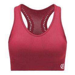 Biustonosz dla kobiet Dare 2B React Sports. Czerwone biustonosze sportowe damskie Dare 2b, bez wzorów. Za 99.99 zł.