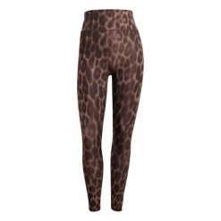 Damskie legginsy 7/8 adidas Optime Essentials Leopard. Brązowe legginsy damskie Adidas, s, bez wzorów, ze skóry. Za 254.50 zł.