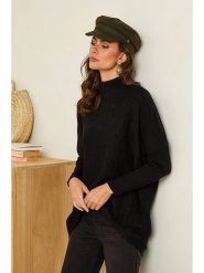 Soft Cashmere Sweter w kolorze czarnym rozmiar: 34/36. Czarne golfy damskie Soft Cashmere, bez wzorów, z kaszmiru, bez ramiączek. Za 101.47 zł.