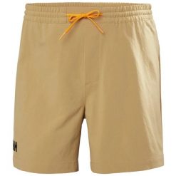 Spodenki turystyczne Helly Hansen Tofino Solen 6". Brązowe szorty męskie Helly Hansen, bez kołnierzyka. Za 365.00 zł.