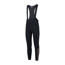 Spodnie rowerowe męskie Rogelli Essential HiVis z wkładką żelową. Czarne spodnie materiałowe męskie Rogelli, bez wzorów, sportowe. Za 434.00 zł.