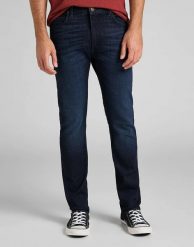 MĘSKIE SPODNIE JEANSOWE LEE RIDER DK TONAL PARK L701DHDO 112140630. Spodnie materiałowe męskie Lee, bez wzorów, z jeansu. Za 209.99 zł.