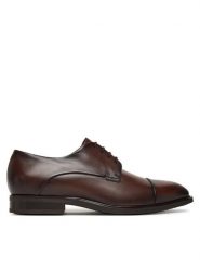 BOSS Półbuty P-Winslow 50555947 Brązowy. Brązowe buty wizytowe męskie Boss, ze skóry, bez zapięcia. Za 1,399.00 zł.