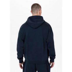 Bluza męska Pitbull z kapturem Washed Lancaster TEST. Niebieskie bluzy sportowe męskie PITBULL, bez wzorów, sportowe, bez kołnierzyka, bez ramiączek. Za 209.99 zł.