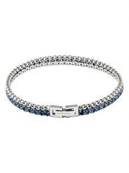 U.S. Polo Assn. Bransoletka z kryształami rozmiar: onesize. Niebieskie biżuteria dla mężczyzn U.S. Polo Assn., z kryształem, ze stali. Za 69.99 zł.