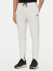 BOSS Spodnie dresowe Toc Spin 50554379 Biały Regular Fit. Białe spodnie dresowe męskie Boss, bez wzorów, z dresówki. Za 699.99 zł.