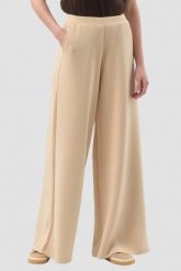 GUESS Beżowe damskie spodnie dresowe Olympe Wide Leg, Rozmiar XS. Brązowe spodnie dresowe damskie Guess, xs, z aplikacjami, z dresówki. Za 489.99 zł.