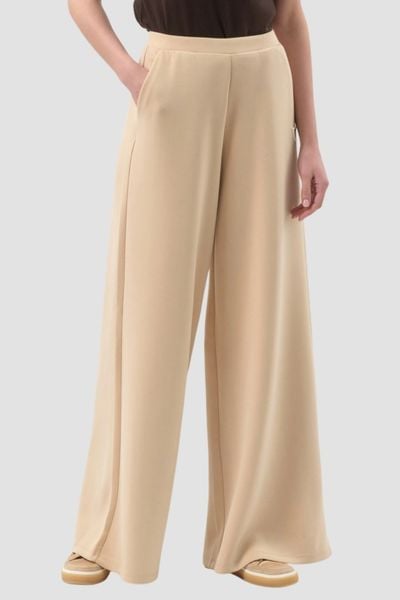 GUESS Beżowe damskie spodnie dresowe Olympe Wide Leg, Rozmiar XS. Brązowe spodnie dresowe damskie Guess, xs, z aplikacjami, z dresówki. W wyprzedaży za 229.99 zł.