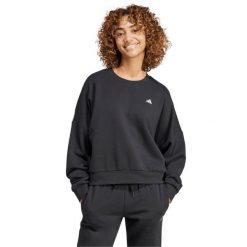 Bluza damska adidas Essentials Small Logo. Czarne bluzy bez kaptura damskie Adidas, xl. Za 159.00 zł.