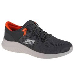 Buty do chodzenia męskie Skechers Ultra Flex 20. Szare buty sportowe na co dzień męskie Skechers, z materiału, bez zapięcia, trekkingowe. Za 269.99 zł.