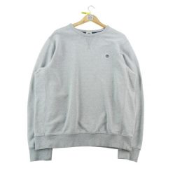 Second life - Bluza męska Tree Logo z okrągłym dekoltem szara - Stan dobry. Szare bluzy bez kaptura męskie Timberland, m, z materiału. Za 102.96 zł.