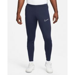 Spodnie sportowe męskie Nike DF Academy 23. Niebieskie spodnie dresowe męskie Nike, l, z dresówki. Za 256.00 zł.