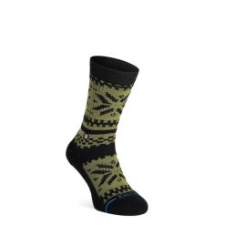Skarpety turystyczne Stance Eureka Crew. Zielone skarpetki damskie Stance, bez wzorów. Za 44.99 zł.