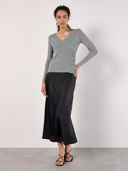 Apricot Sweter w kolorze szarym rozmiar: M. Szare swetry klasyczne damskie Apricot, m, ze splotem, bez kołnierzyka. Za 69.75 zł.