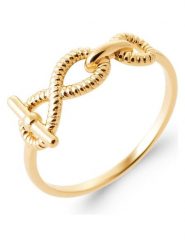 L'Atélier Précieux Pozłacany pierścionek rozmiar: 54. Żółte pierścionki damskie L'Atélier Précieux, pozłacane. Za 113.99 zł.