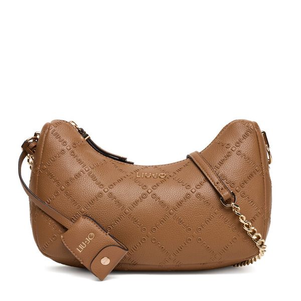 Torebka Liu Jo. Brązowe torebki klasyczne damskie Liu Jo, bez wzorów, wizytowe, bez kołnierzyka, bez ramiączek. Za 389.99 zł.