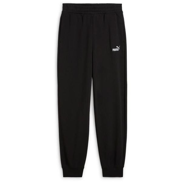 Spodnie damskie PUMA ESS Small No. 1 Logo Comfort High-Waist. Czarne spodnie sportowe damskie Puma, s, z bawełny, na fitness i siłownię. Za 144.99 zł.