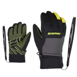 Rękawiczki dziecięce Ziener Lanus AS PR. Szare rękawiczki dziecięce Ziener, bez ramiączek. Za 128.99 zł.