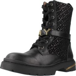 Buty REPLAY JL170025S Czarny. Czarne obuwie trekkingowe damskie Replay. Za 276.99 zł.