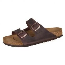 Klapki męskie Birkenstock Arizona Habana Naturleder. Brązowe klapki i japonki męskie Birkenstock, z materiału. Za 399.00 zł.