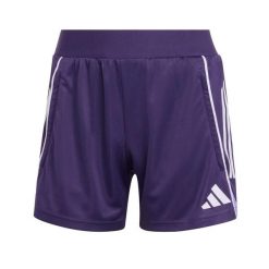 Szorty damskie adidas Tiro25. Fioletowe szorty damskie Adidas, bez wzorów, z materiału, biznesowe. Za 141.20 zł.