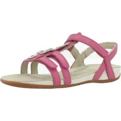 Sandały CLARKS RIO DANCE INF Rose. Czerwone sandały męskie Clarks, ze skóry, bez zapięcia. Za 160.99 zł.