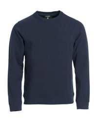 Clique Classic Roundneck blu ciemny sweter z okrągłym dekoltem i ukrytą. Niebieskie swetry męskie CLIQUE, s, bez wzorów, z bawełny, bez kołnierzyka. Za 191.75 zł.
