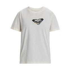 Koszulka z krótkim rękawem dla Kobiety OCEANREGULAR CORPO Biały. Białe bluzki damskie Roxy, m, bez wzorów, z bawełny, bez ramiączek. Za 89.99 zł.