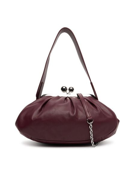 Weekend Max Mara Torebka Cubico 2525516194600 Fioletowy. Fioletowe torebki wieczorowe Weekend Max Mara, bez wzorów, ze skóry, wizytowe, bez kołnierzyka, bez ramiączek. Za 1,819.00 zł.