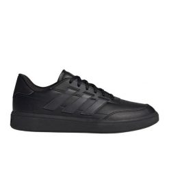 Buty adidas Courtblock IF6449 czarne. Czarne buty sportowe na co dzień męskie z gumy, bez zapięcia. Za 357.94 zł.