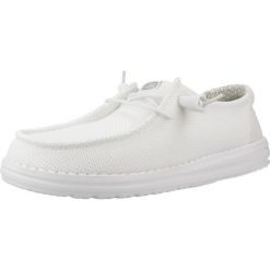 HEYDUDE Damskie Mokasyny Wendy Stretch Sox. Białe mokasyny damskie Hey dude, z materiału. Za 259.00 zł.
