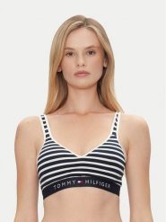 Tommy Hilfiger Biustonosz top UW0UW05205 Granatowy. Niebieskie biustonosze Tommy Hilfiger, xl, bez wzorów, z bawełny, bez kołnierzyka. Za 119.99 zł.